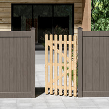Load image into Gallery viewer, Garden Wood Fence Gate with Latch
