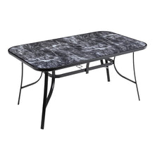 Load image into Gallery viewer, Garden Tempered Glass Marble Coffee Table
