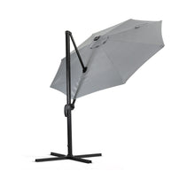 Load image into Gallery viewer, Round Cantilever Parasol with Solar Light and HDPE Parasol Base, LG1270LG0884
