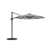 Load image into Gallery viewer, Round Cantilever Parasol with Solar Light and HDPE Parasol Base, LG1270LG0884
