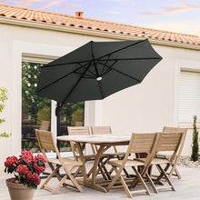 Load image into Gallery viewer, Round Cantilever Parasol with Solar Light and HDPE Parasol Base, LG1271LG0884
