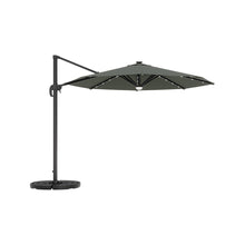 Load image into Gallery viewer, Round Cantilever Parasol with Solar Light and HDPE Parasol Base, LG1271LG0884

