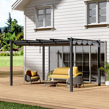 Load image into Gallery viewer, Aluminum Patio Pergola with Canopy
