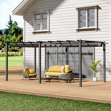 Load image into Gallery viewer, Garden Sanctuary Aluminum Patio Pergola with Canopy
