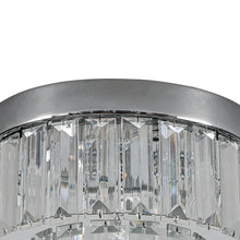 Load image into Gallery viewer, Modern Round Crystal Ceiling Light with Crystal Pendant
