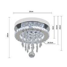 Load image into Gallery viewer, Modern Crystal Ceiling Light with Droplets
