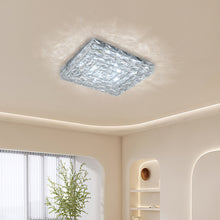 Load image into Gallery viewer, Modern Square Crystal LED Ceiling Light
