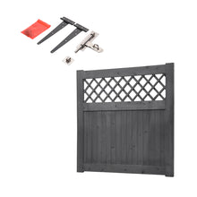 Load image into Gallery viewer, Rhombus Garden Wood Fence Gate
