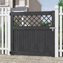 Load image into Gallery viewer, Rhombus Garden Wood Fence Gate
