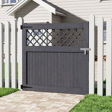Load image into Gallery viewer, Rhombus Garden Wood Fence Gate
