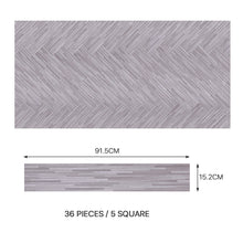 Load image into Gallery viewer, Rustic Wood Grain Self-adhesive PVC Flooring
