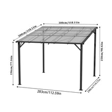 Load image into Gallery viewer, Wall-Mounted Patio Canopy
