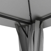 Load image into Gallery viewer, Solar LED Metal Patio Gazebo with Curtains

