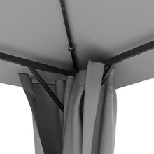 Load image into Gallery viewer, Solar LED Metal Patio Gazebo with Curtains

