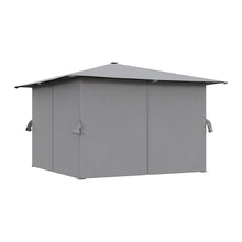 Load image into Gallery viewer, Solar LED Metal Patio Gazebo with Curtains
