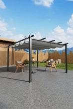 Load image into Gallery viewer, 13x13ft Aluminium Pergola with Retractable Roof
