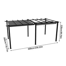 Load image into Gallery viewer, 10x20ft Aluminium Pergola with Retractable Roof
