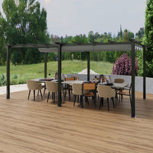 Load image into Gallery viewer, 10x20ft Aluminium Pergola with Retractable Roof
