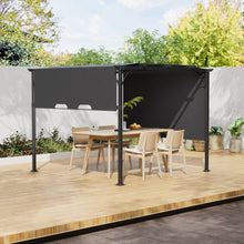 Load image into Gallery viewer, Outdoor Pergola with Adjustable Canopy
