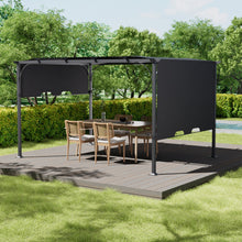 Load image into Gallery viewer, Outdoor Pergola with Adjustable Canopy

