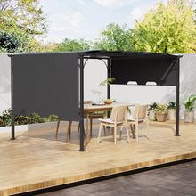 Load image into Gallery viewer, Outdoor Pergola with Adjustable Canopy
