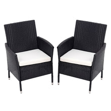 Load image into Gallery viewer, Set of 4 Rattan Chairs Garden Furniture
