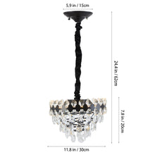 Load image into Gallery viewer, Elegant LED Crystal Pendant Light
