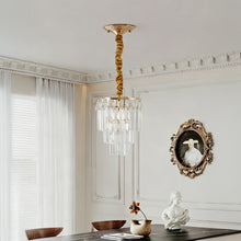 Load image into Gallery viewer, Elegant Crystal Pendant Light
