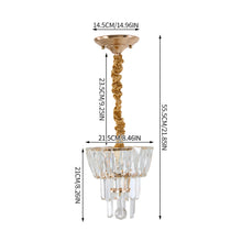 Load image into Gallery viewer, Elegant Crystal Pendant Light
