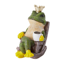 Load image into Gallery viewer, Frog Prince Figurine Resin Tabletop Ornament
