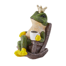 Load image into Gallery viewer, Frog Prince Figurine Resin Tabletop Ornament
