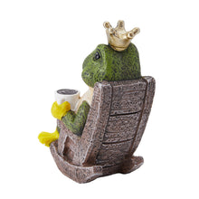 Load image into Gallery viewer, Frog Prince Figurine Resin Tabletop Ornament
