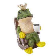 Load image into Gallery viewer, Frog Prince Figurine Resin Tabletop Ornament
