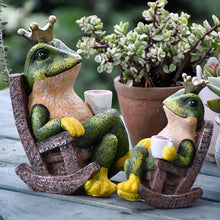 Load image into Gallery viewer, Frog Prince Figurine Resin Tabletop Ornament
