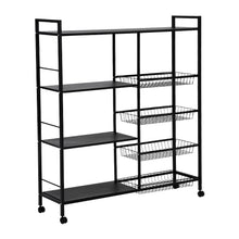 Load image into Gallery viewer, Kitchen Microwave Oven Vegetable Storage Cart
