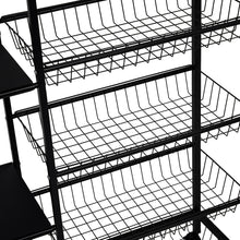 Load image into Gallery viewer, Kitchen Microwave Oven Vegetable Storage Cart
