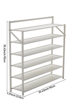 Load image into Gallery viewer, 6-Tier Foldable Bamboo Shoe Rack
