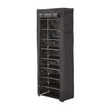 Load image into Gallery viewer, 10-Tier Shoe Cabinet with Roll-Up Door
