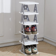 Load image into Gallery viewer, 6-Tier Folding Plastic Shoe Rack
