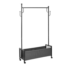 Load image into Gallery viewer, Clothes Rack with Bottom Basket
