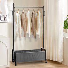 Load image into Gallery viewer, Clothes Rack with Bottom Basket
