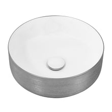 Load image into Gallery viewer, Round Ceramic Countertop Washbasin Vessel Sink
