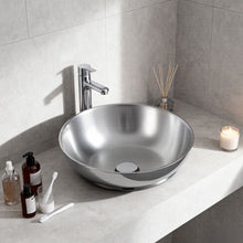 Load image into Gallery viewer, Round Ceramic Countertop Washbasin Vessel Sink
