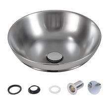 Load image into Gallery viewer, Round Ceramic Countertop Washbasin Vessel Sink
