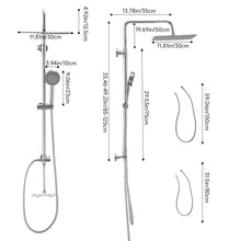 Load image into Gallery viewer, Chrome-Plated Bathroom Shower Riser Rail Kit
