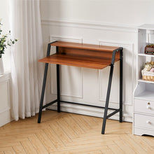 Load image into Gallery viewer, Modern Office Table Compact Wooden Computer Desk Laptop Burlywood Living and Home 
