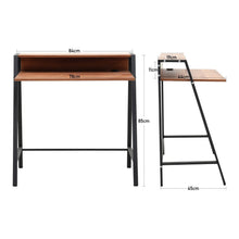 Load image into Gallery viewer, Modern Office Table Compact Wooden Computer Desk Laptop Burlywood Living and Home 

