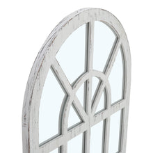 Load image into Gallery viewer, Arch Outdoor Garden Windowpane Mirror Farmhouse Style Wall Decor Garden Mirrors Living and Home 
