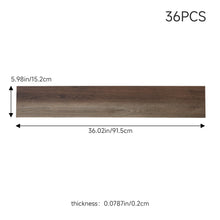 Load image into Gallery viewer, 36Pcs Wood-Grain PVC Self-Adhesive Plank Flooring Set
