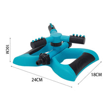 Load image into Gallery viewer, 360 Degree 3 Arm Rotating Garden Sprinkler
